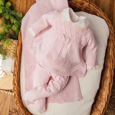 Saída de maternidade Cinderela- Rosa